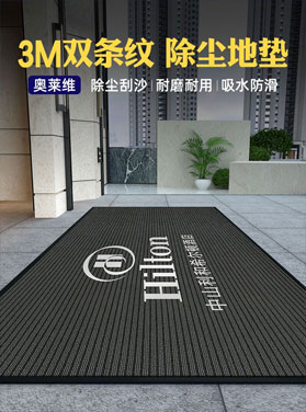 3M雙條紋，除塵地墊